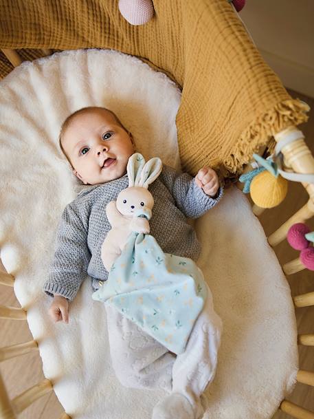 Doudou lapin - blanc+chien+lapin 14 - vertbaudet enfant 