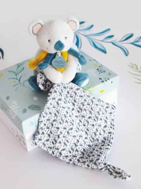 Yoca le koala - pantin avec doudou 15cm - DOUDOU ET COMPAGNIE bleu 2 - vertbaudet enfant 