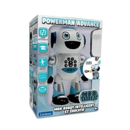 Robot Programmable Powerman Advance - LEXIBOOK - Quiz, Musique, Jeux, Histoires - Télécommande - Blanc BLANC 1 - vertbaudet enfant 