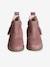 Boots enfant fille cuir à pompon zippées camel+rose 10 - vertbaudet enfant 