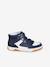 Baskets enfant garçon synthétique montantes à scratchs denim brut+noir 2 - vertbaudet enfant 