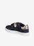 Baskets enfant fille cuir à scratchs marine+marron 3 - vertbaudet enfant 
