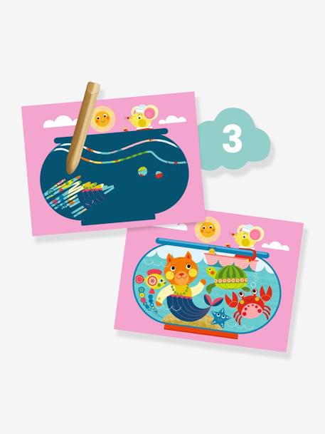 Coffret 6 activités le chat et ses amis - multicolore 4 - vertbaudet enfant 