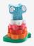 Puzzle d'encastrement et jeu d'empilement 'Puzz & Stack Happy' - DJECO multicolore 2 - vertbaudet enfant 