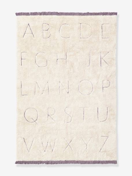 Tapis lavable ABC - écru 2 - vertbaudet enfant 