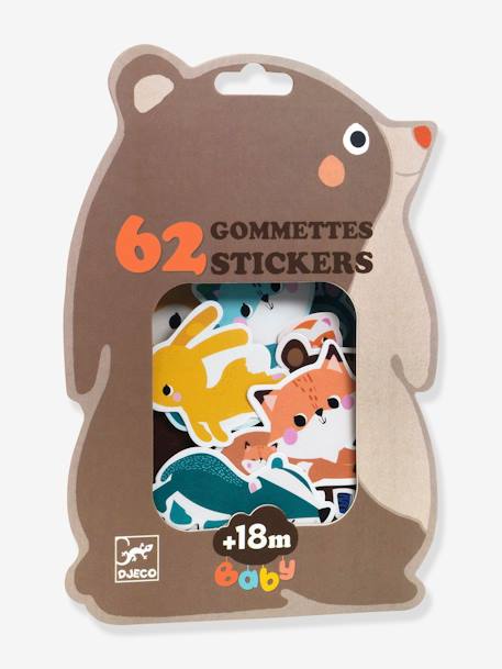 62 gommettes animaux - banquise+forêt+mer 3 - vertbaudet enfant 