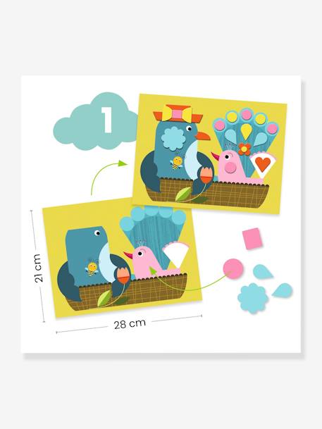 Coffret 6 activités le chat et ses amis - multicolore 2 - vertbaudet enfant 