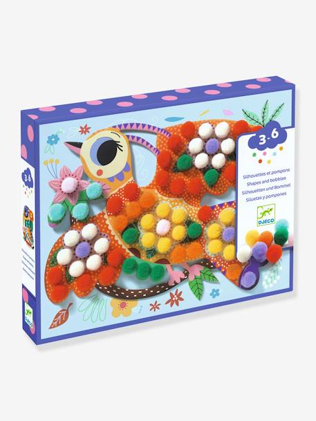 Coffret de collage Silhouettes et pompons - panachés 6 - vertbaudet enfant 