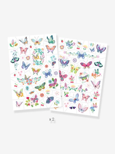 Tatouages papillons de rêve - DJECO multicolore 2 - vertbaudet enfant 