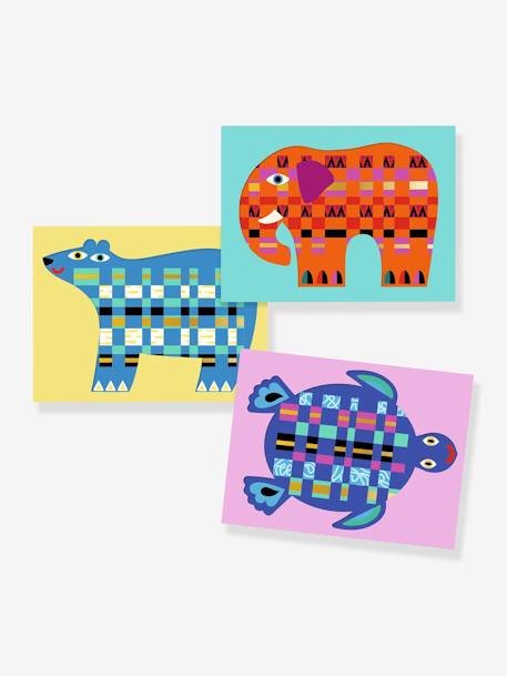 Kit de tissage en papier - multicolore 3 - vertbaudet enfant 