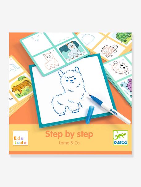 Step by step Lama & co - DJECO multicolore 1 - vertbaudet enfant 