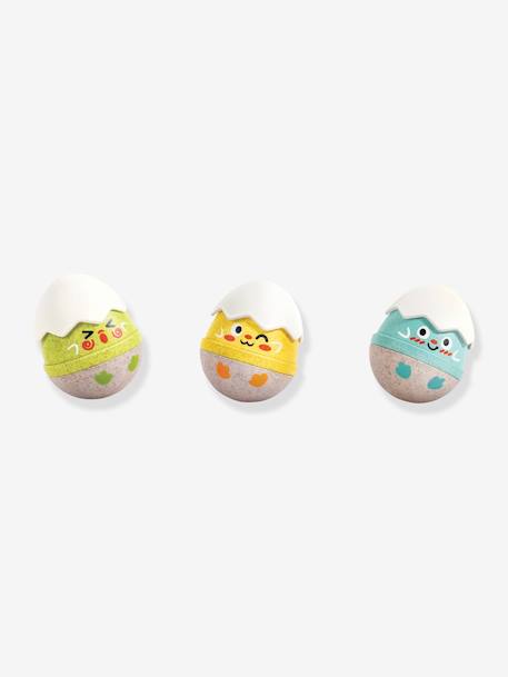 Set de 3 hochets poussins - blanc 1 - vertbaudet enfant 