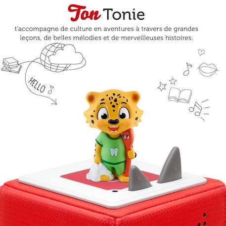 tonies® - Figurine Tonie - La journée de Léo - Chansons pour se brosser les dents - Figurine Audio pour Toniebox JAUNE 3 - vertbaudet enfant 