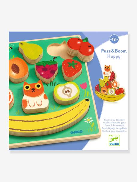 Puzzle d'encastrement et jeu d'équilibre 'Puzz & Boom Happy' - DJECO multicolore 4 - vertbaudet enfant 