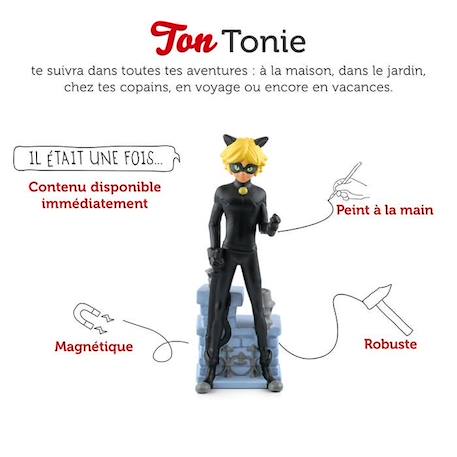 tonies® - Figurine Tonie - Miraculous - Chat Noir - Figurine Audio pour Toniebox NOIR 2 - vertbaudet enfant 