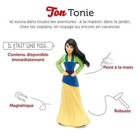 tonies® - Figurine Tonie - Disney - Mulan - Figurine Audio pour Toniebox BLEU 2 - vertbaudet enfant 