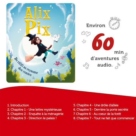 tonies® - Figurine Tonie - Alix Pix - Figurine Audio pour Toniebox NOIR 4 - vertbaudet enfant 