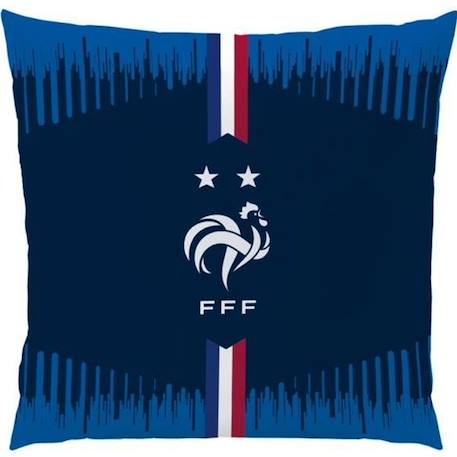 Coussin 40x40cm Equipe de France - 2 étoiles - 40x40 cm Bleu BLEU 1 - vertbaudet enfant 