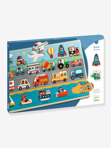 Puzzle Vroom en bois - multicolore 4 - vertbaudet enfant 