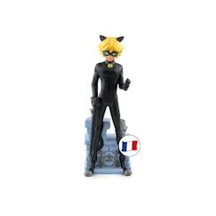 Jouet-Jeux d'imagination-Figurines, mini mondes, héros et animaux-tonies® - Figurine Tonie - Miraculous - Chat Noir - Figurine Audio pour Toniebox