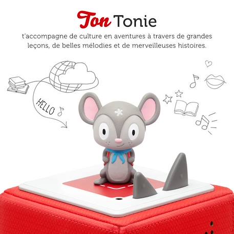 tonies® - Figurine Tonie - Mes Comptines Préférées - Pour Voyager - Figurine Audio pour Toniebox GRIS 3 - vertbaudet enfant 