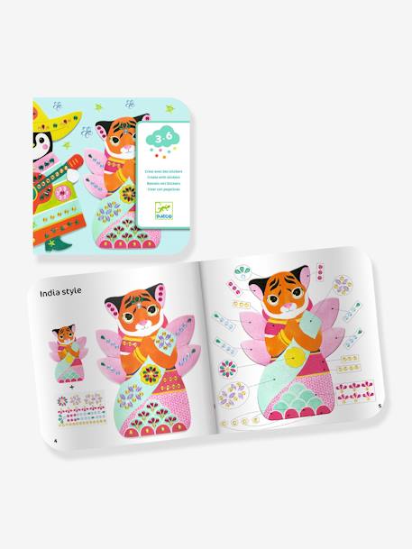 Activité de collage avec stickers brillants brillant 3 - vertbaudet enfant 