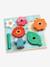 Puzzle d'encastrement et jeu d'empilement 'Puzz & Stack Happy' - DJECO multicolore 3 - vertbaudet enfant 