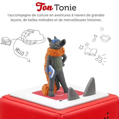 tonies® - Figurine Tonie - Les Contes Déglingués - Du Grand Méchant Loup - Figurine Audio pour Toniebox GRIS 3 - vertbaudet enfant 