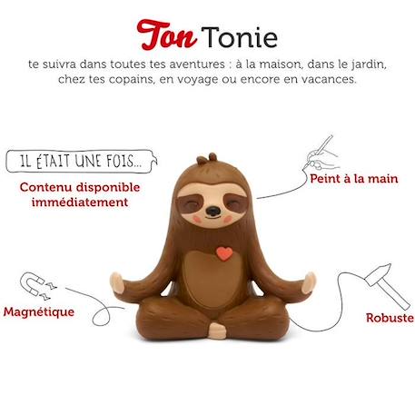 tonies® - Figurine Tonie - Ma Pause Zen - Séances Méditatives De Max Larelax - Figurine Audio pour Toniebox MARRON 2 - vertbaudet enfant 