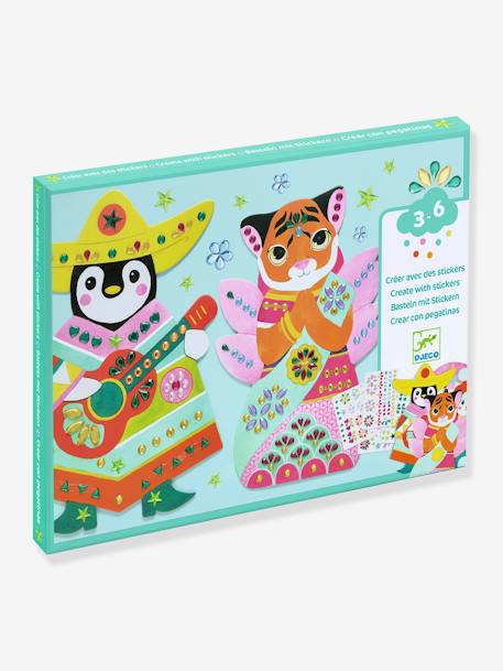 Activité de collage avec stickers brillants brillant 7 - vertbaudet enfant 