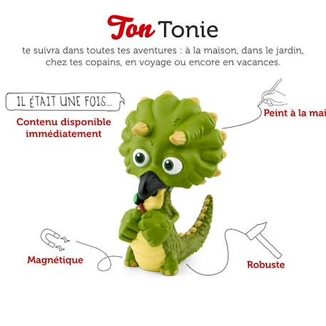 tonies® - Figurine Tonie - Gigantosaurus - Tiny - Figurine Audio pour Toniebox VERT 2 - vertbaudet enfant 