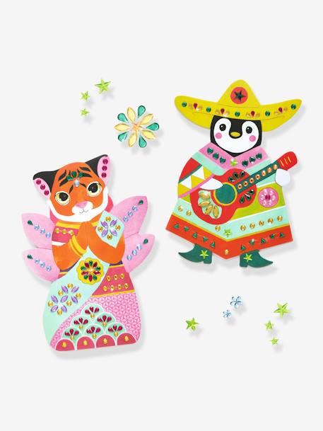 Activité de collage avec stickers brillants brillant 6 - vertbaudet enfant 