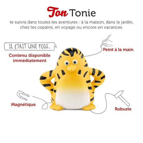 tonies® - Figurine Tonie - Les As De La Jungle - Maurice - Figurine Audio pour Toniebox JAUNE 2 - vertbaudet enfant 