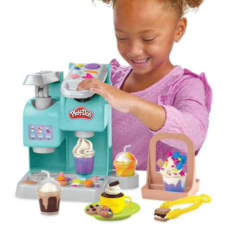 Play-Doh Mon super café, Pâte à modeler, Machine à café jouet pour enfants dès 3 ans, Kitchen Creation BLEU 6 - vertbaudet enfant 