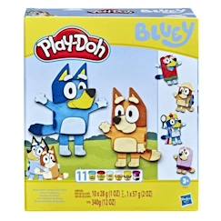 Jouet-Coffret Play-Doh Bluey se déguise avec 11 pots de pâte à modeler - PLAYDOH