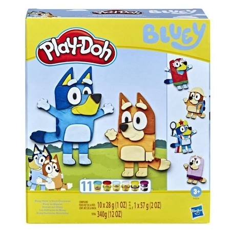 Coffret Play-Doh Bluey se déguise avec 11 pots de pâte à modeler - PLAYDOH JAUNE 1 - vertbaudet enfant 