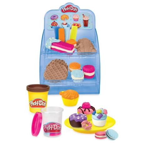 Play-Doh Mon super café, Pâte à modeler, Machine à café jouet pour enfants dès 3 ans, Kitchen Creation BLEU 5 - vertbaudet enfant 