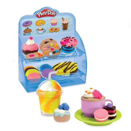 Play-Doh Mon super café, Pâte à modeler, Machine à café jouet pour enfants dès 3 ans, Kitchen Creation BLEU 2 - vertbaudet enfant 