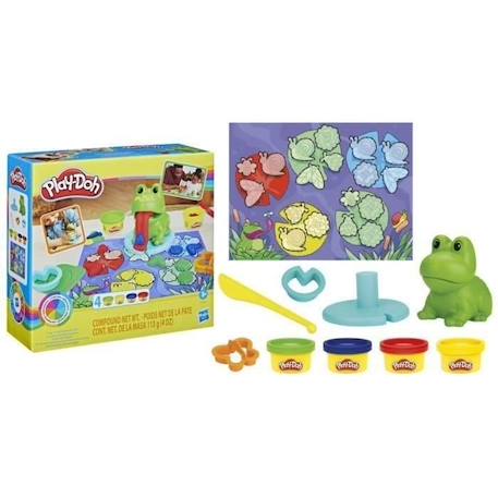 Play-Doh La grenouille des couleurs, Pâte à modeler, Jouet créatif pour enfant de 3 ans et plus JAUNE 6 - vertbaudet enfant 