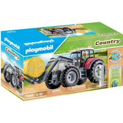 PLAYMOBIL - 71305 - Grand tracteur électrique - Country La vie à la ferme - 31 pièces  - vertbaudet enfant