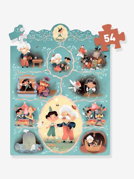 Puzzle Pinocchio 54p - multicolore 3 - vertbaudet enfant 
