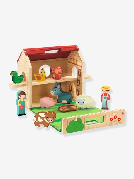 Softi Farm ferme en bois - multicolore 1 - vertbaudet enfant 