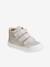 Baskets enfant fille cuir à scratchs beige imprimé+marine+or 11 - vertbaudet enfant 