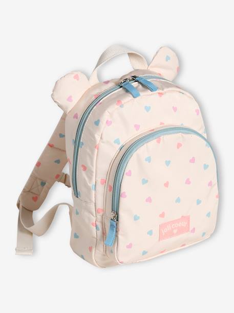 Sac à dos fille maternelle 'Joli coeur' écru 5 - vertbaudet enfant 