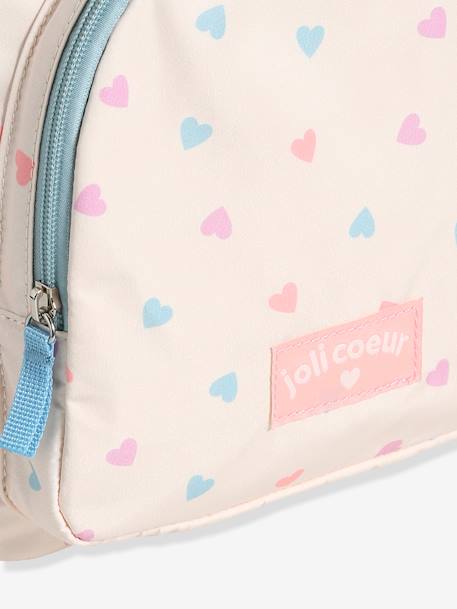Sac à dos fille maternelle 'Joli coeur' écru 3 - vertbaudet enfant 