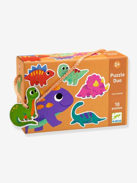 Puzzle Dinos duo - multicolore 1 - vertbaudet enfant 