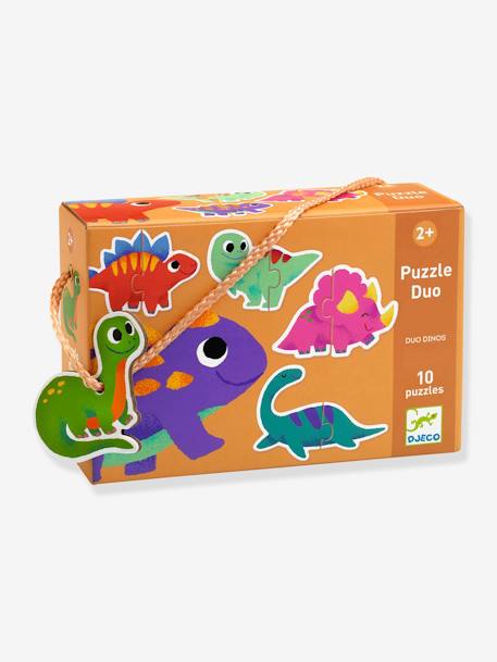Puzzle Dinos duo - DJECO multicolore 1 - vertbaudet enfant 