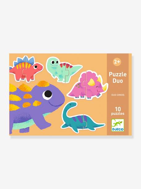 Puzzle Dinos duo - DJECO multicolore 4 - vertbaudet enfant 