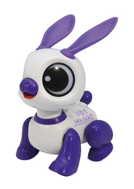 Power Rabbit Mini - Robot lapin avec effets lumineux et sonores, contrôle par claquement de main, répétition BLANC 1 - vertbaudet enfant 