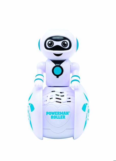 POWERMAN® Roller – Mon Robot culbuto, Effets sonores et Lumineux BLANC 1 - vertbaudet enfant 